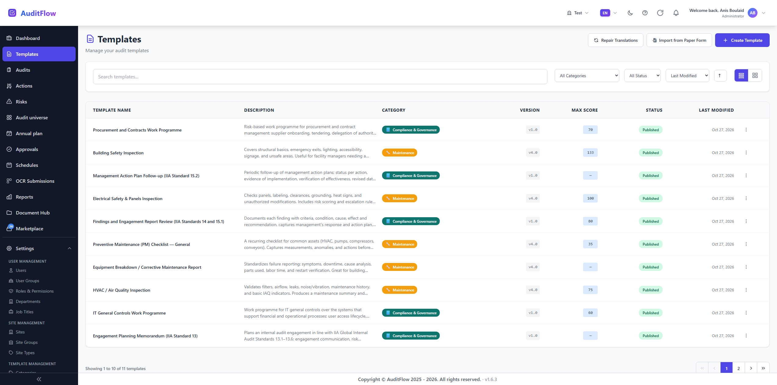 AuditFlow — Audit Management Software for Teams | Inspections, Actions ...